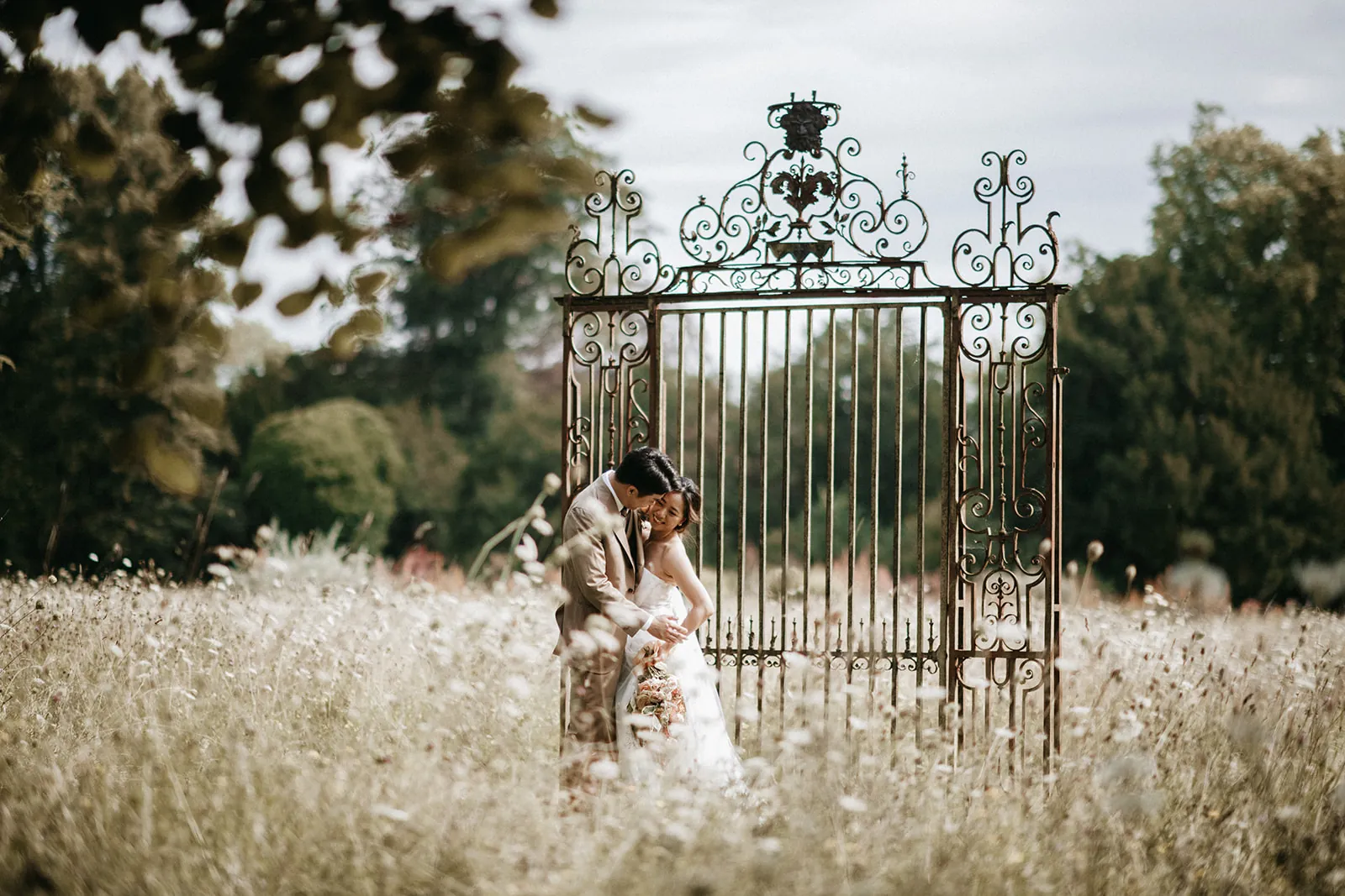 Film-inspired mood — iron gate field