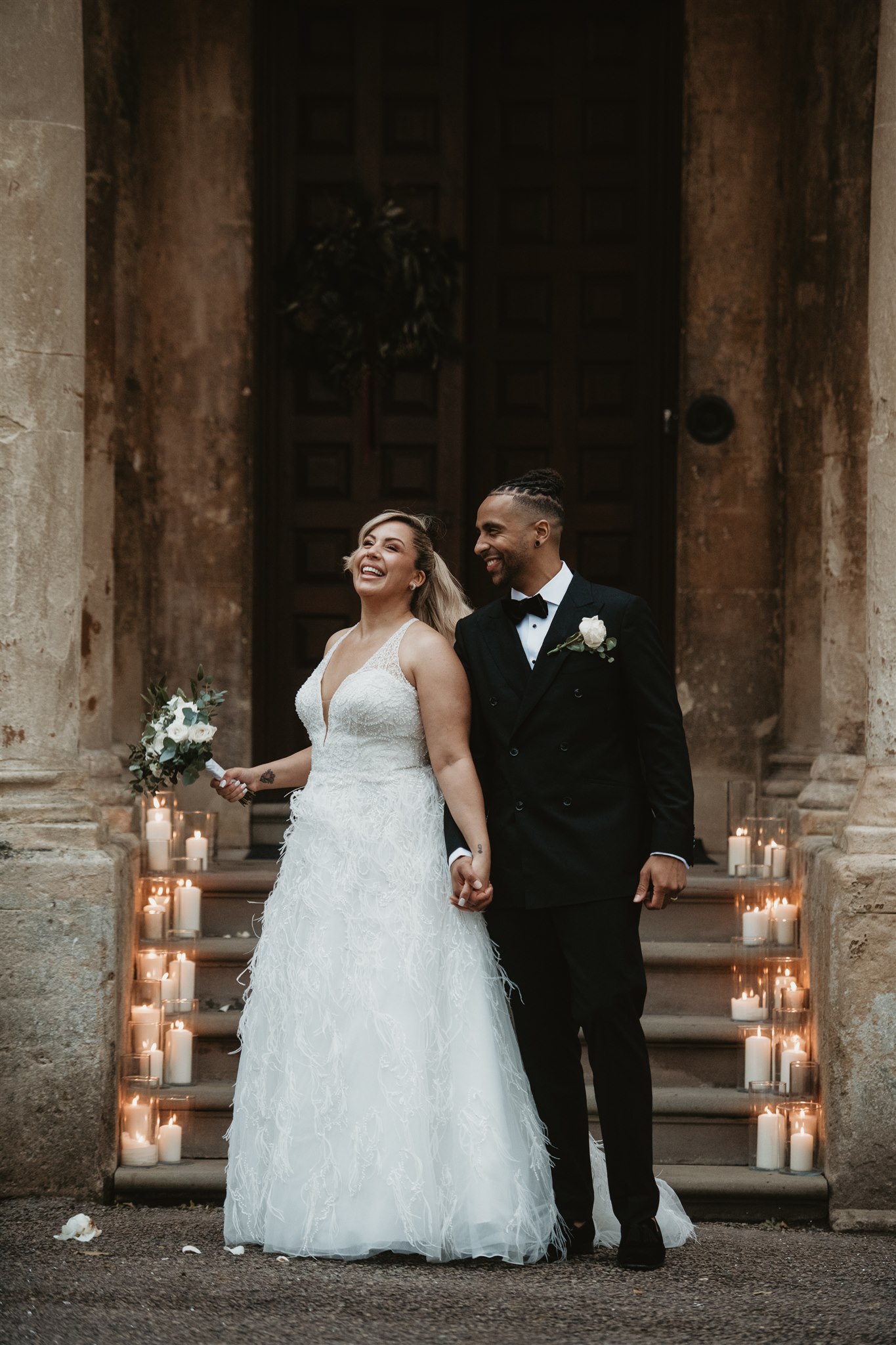 Moody mood — candlelit reception