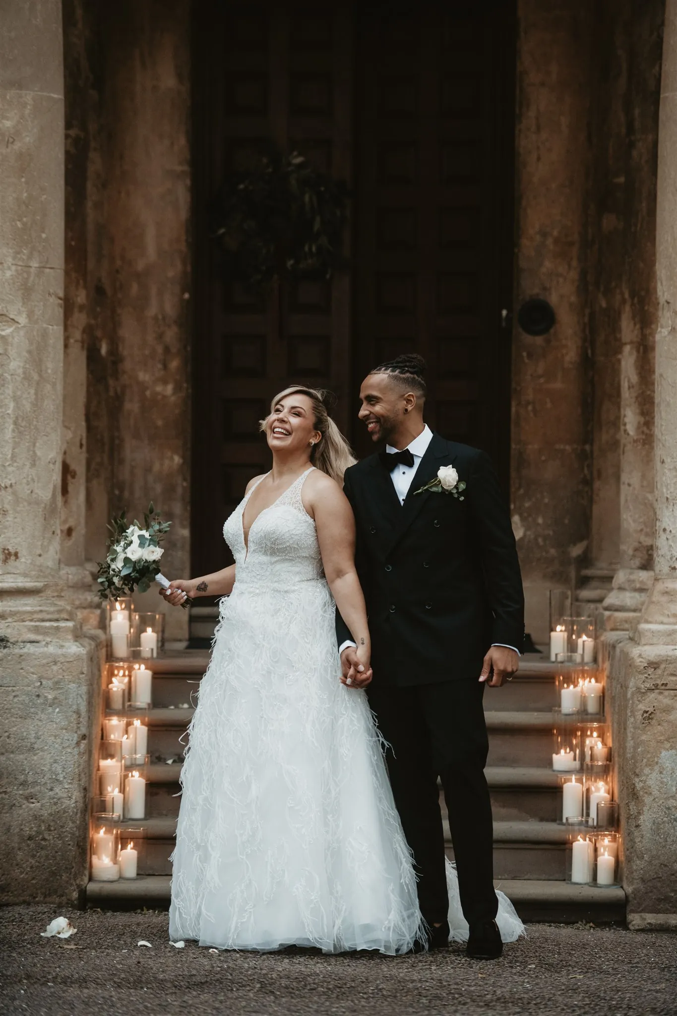 Moody mood — candlelit reception